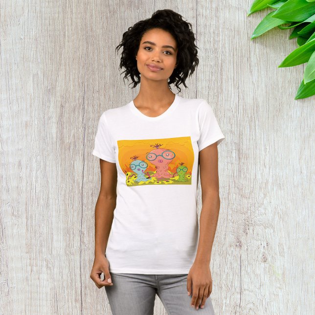 Three Strange Creatures Womens T-Shirt (Creator Uploaded)