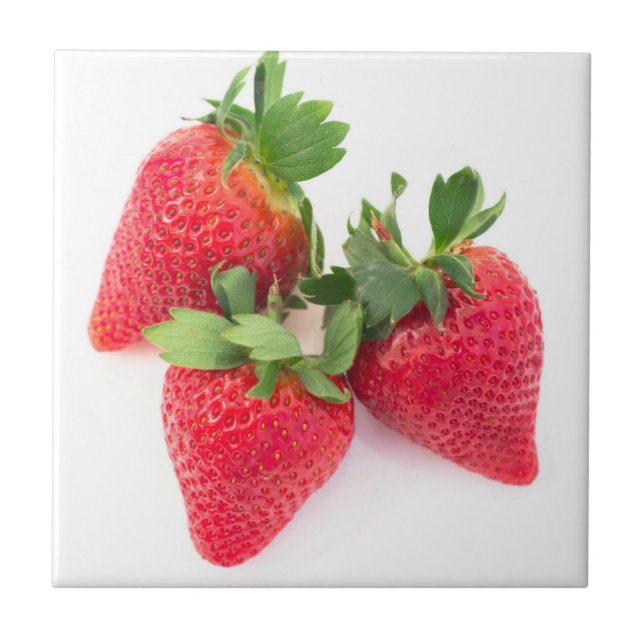 Three strawberries tile (Front)