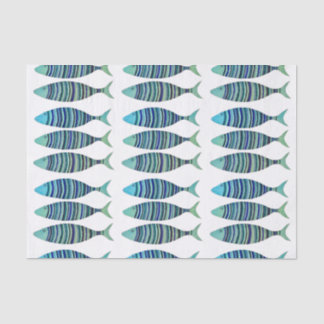 Three Striped Fish Tissue Paper