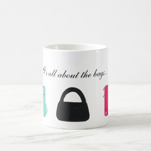 Three Stylish Handbags Coffee Mug