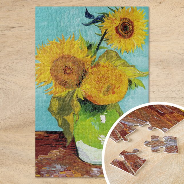 Three Sunflowers | Vincent van Gogh Jigsaw Puzzle (Creator Uploaded)