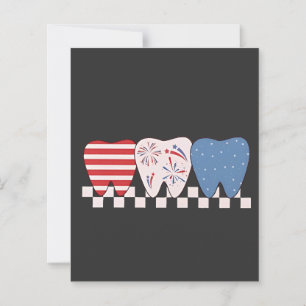 Three Teeth Graphic Design 4th of July
