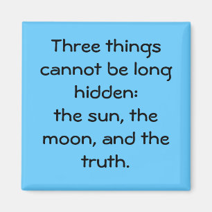 "Three Things" Magnet