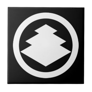 Three-tiered rhombuses in circle tile