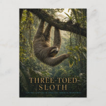 Three-Toed Sloth Rainforest ANIMALS