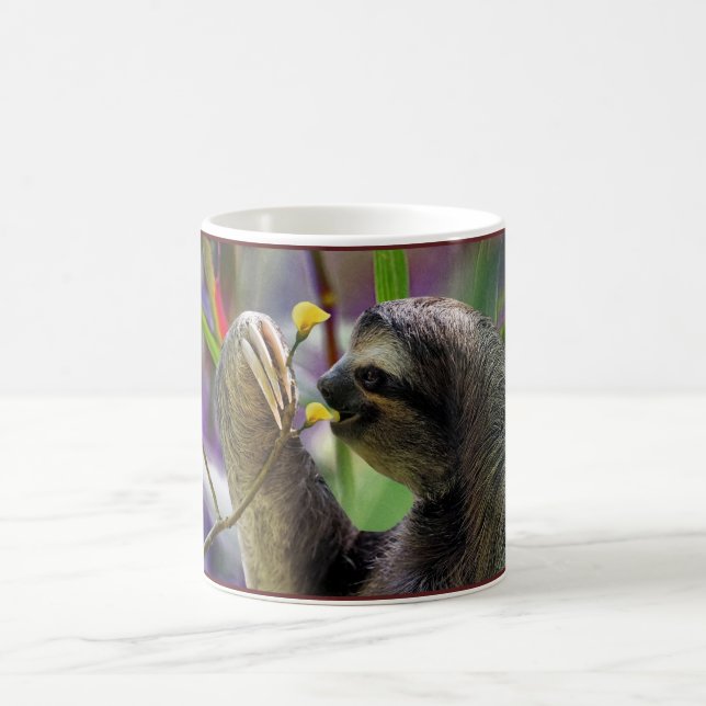Three-Toed Tree Sloth Coffee Mug (Center)