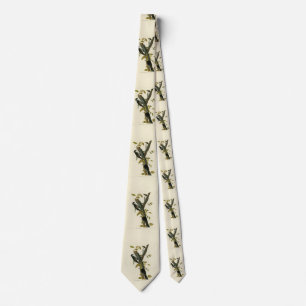 Three-toed Woodpecker - Audubon's Birds of America Tie