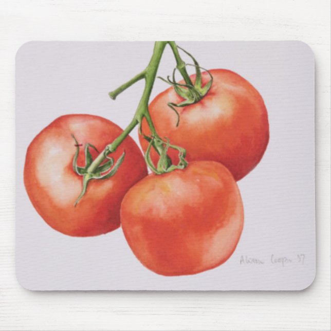 Three Tomatoes on the Vine 1997 Mouse Mat (Front)