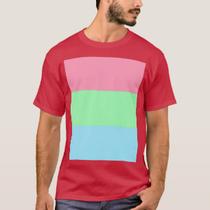 Three Tone Colour Pastel combo of Baker miller Min T-Shirt