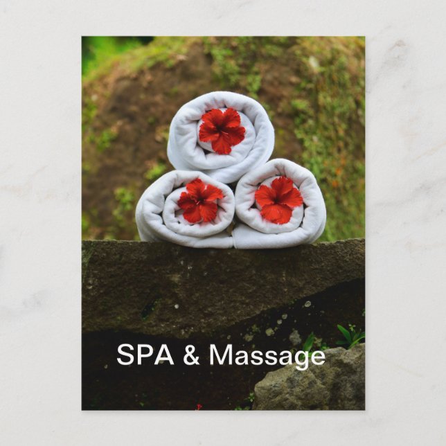 Three towels postcard (Front)