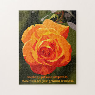 Three Treasures of Taoism Flower Puzzle