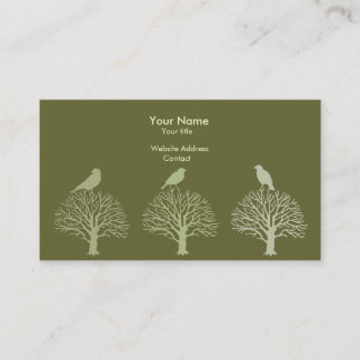Three Tree Birds Business Card