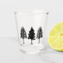 Three Tree Shot glass