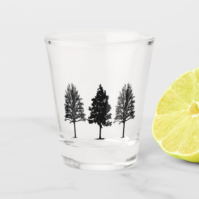 Three Tree Shot glass (Front)