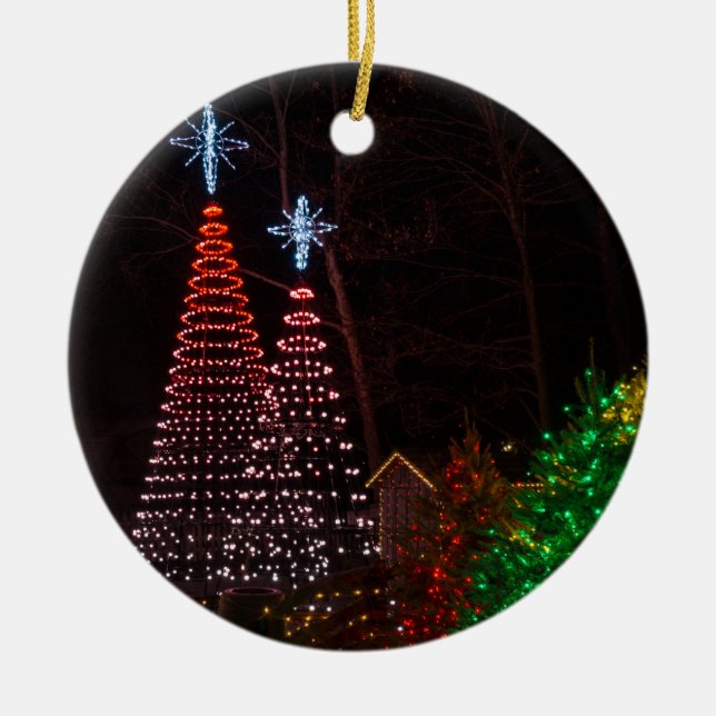 Three Trees At Midtown Ceramic Tree Decoration (Front)