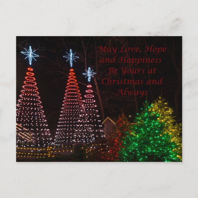 Three Trees At Midtown Greetings Postcard (Front)