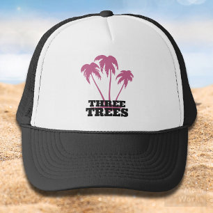 Three Trees Inn (black) Trucker Hat