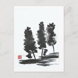 Three Trees Postcard