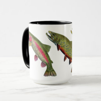 Three Trout Coffee Mug