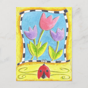 Three Tulips Postcard