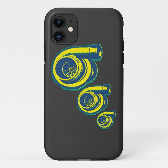 Three Turbos Case-Mate iPhone Case (Back)