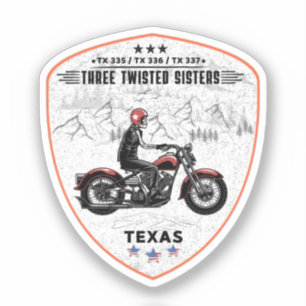 Three twisted sisters , tx 335,tx 336,tx 337 road