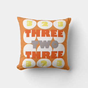 Three two three Pillow