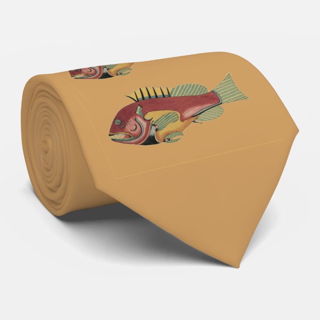 Three Ugly Fish Tie (Rolled)