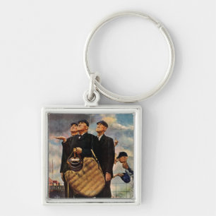 Three Umpires Key Ring