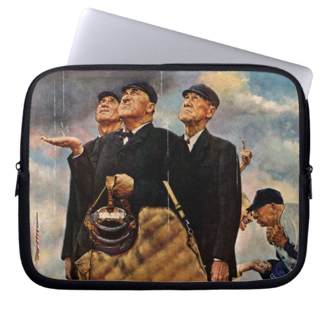 Three Umpires Laptop Sleeve (Front)