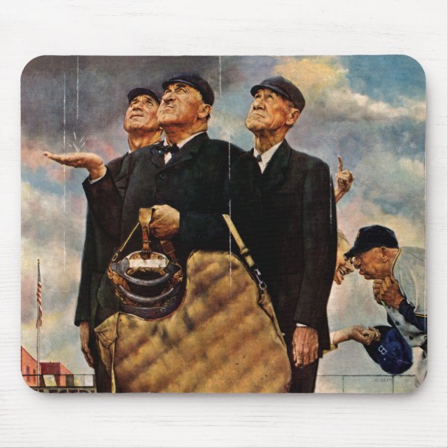 Three Umpires Mouse Mat (Front)