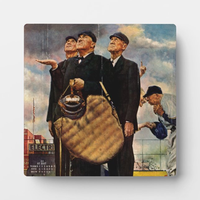 Three Umpires Plaque (Front)