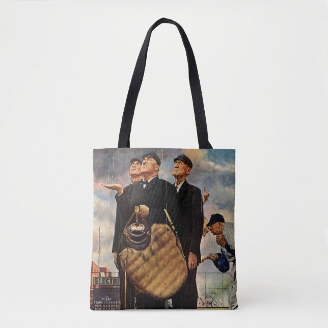 Three Umpires Tote Bag (Front)