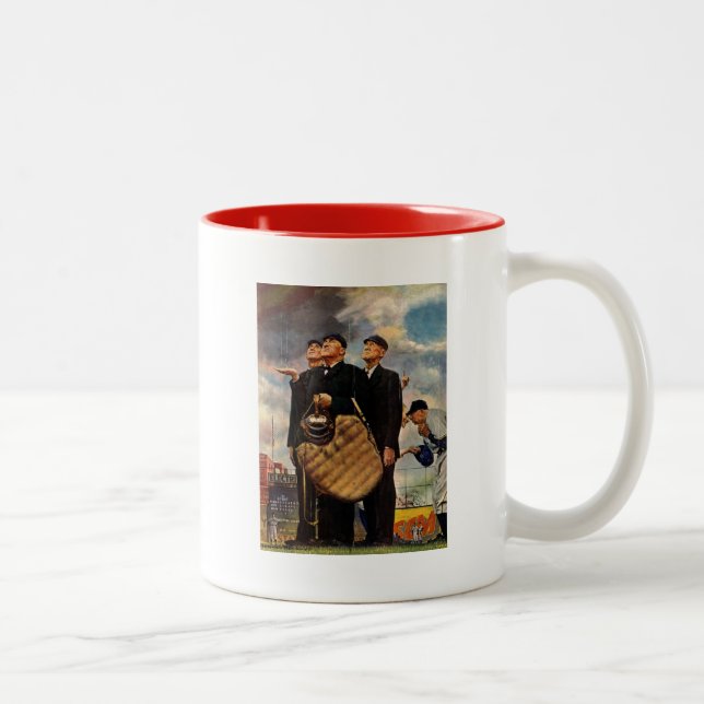 Three Umpires Two-Tone Coffee Mug (Right)