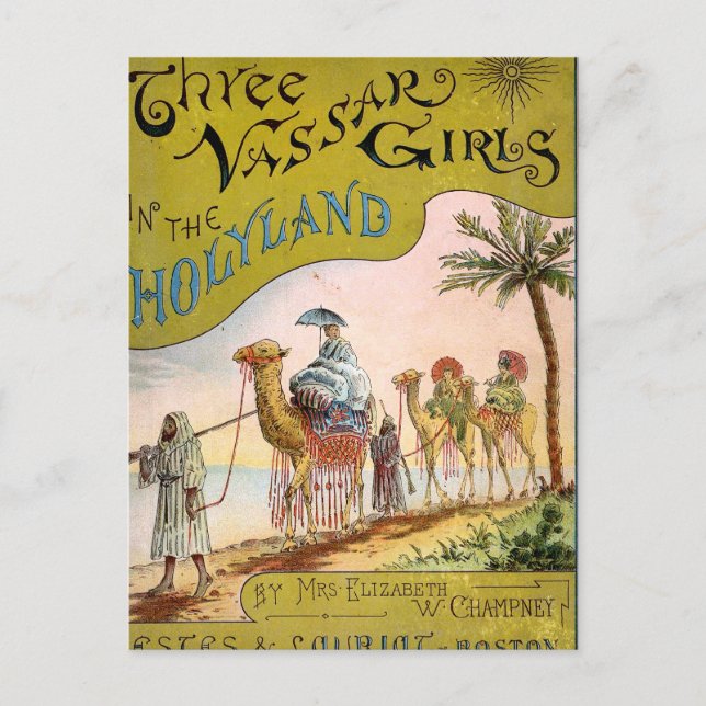 Three Vassar Girls in the Holyland Postcard (Front)