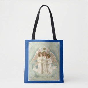 Three Vintage Angels Tote