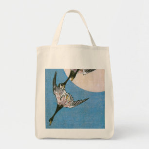 Three Wild Geese Flying Downward Tote Bag