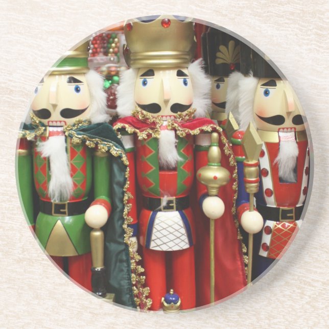 Three Wise Crackers - Nutcracker Soldiers Coaster (Front)