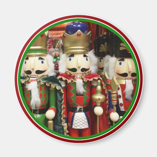 Three Wise Crackers - Nutcracker Soldiers Magnet (Front)