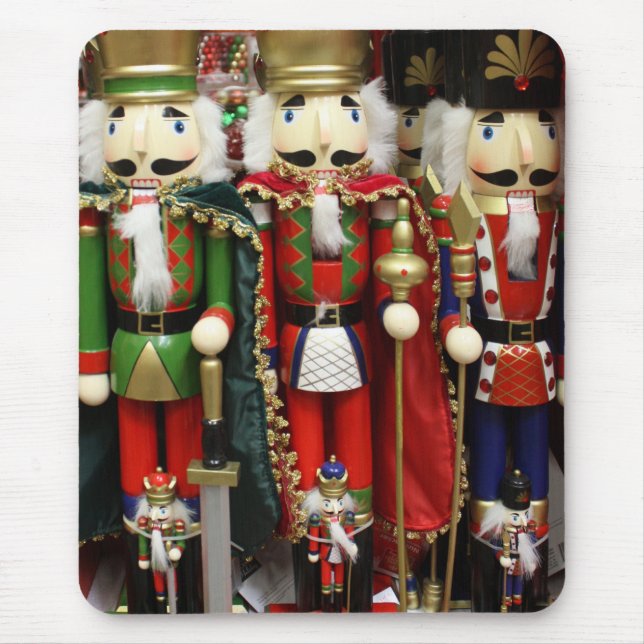 Three Wise Crackers - Nutcracker Soldiers Mouse Mat (Front)