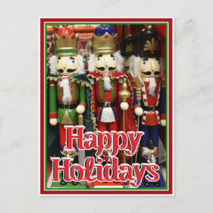 Three Wise Crackers - Nutcracker Soldiers Postcard