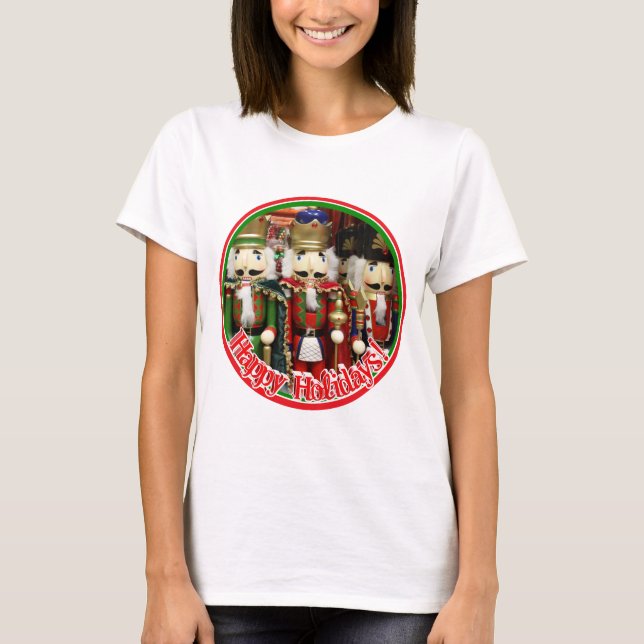 Three Wise Crackers - Nutcracker Soldiers T-Shirt (Front)
