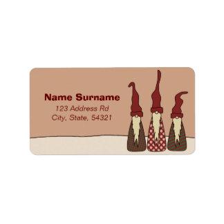 Three Wise Elves, address labels