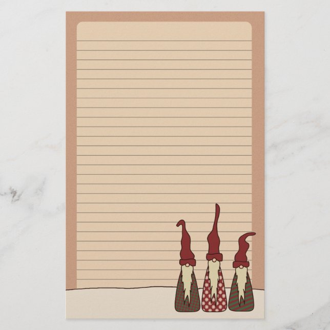 Three Wise Elves, stationery (Front)