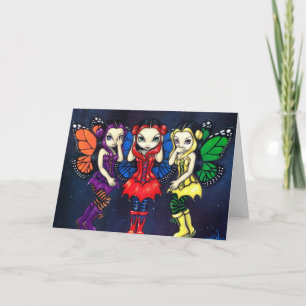 "Three Wise Faeries" Greeting Card