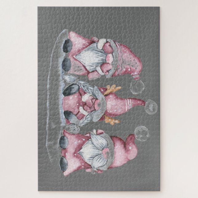 Three wise Forest Gnomes jigsaw puzzle (Vertical)