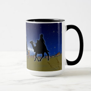 Three Wise Men & Bethlehem Christmas Xmas Design Mug
