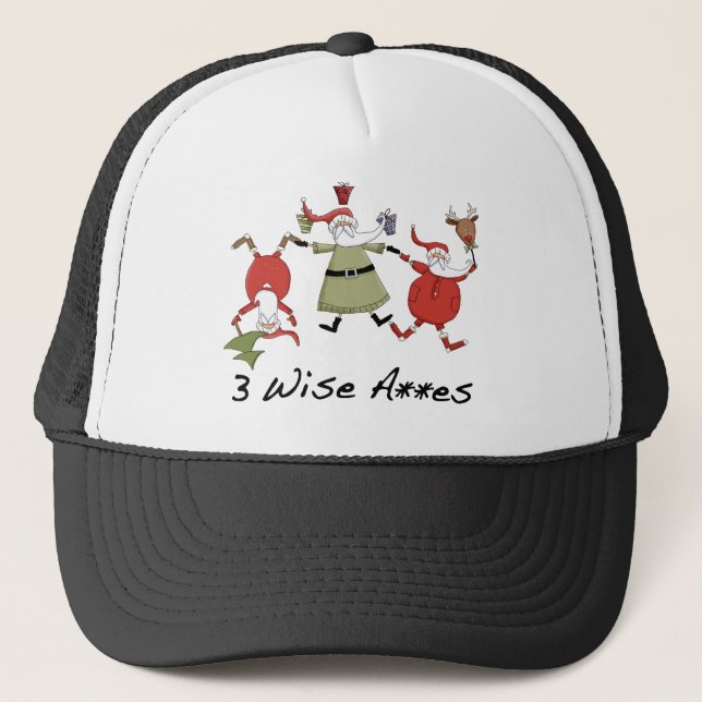 Three Wise Men Christmas Gifts Trucker Hat (Front)