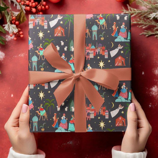 Three Wise men Christmas Holiday Wrapping Paper (Three Wise men Christmas Holiday Wrapping Paper)