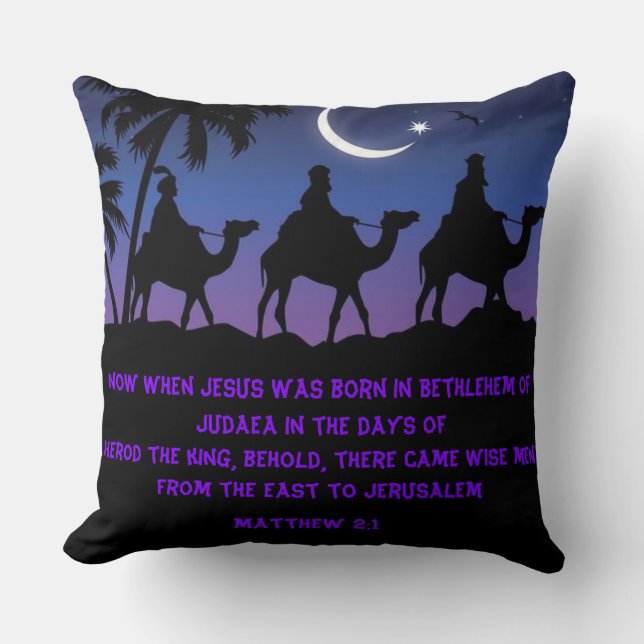 Three Wise Men Cushion (Front)